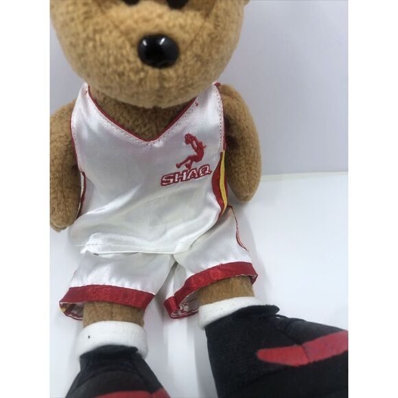 Ty Beanie Baby Shaq O'Neal 32  Shaq Bear Basketball Stuffed Plush Toy 10” No Tag - Picture 2 of 11